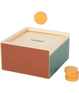 Ξύλινο Κουτί Montessori Small Foot Ταξινόμησης & Αντιστοίχισης - καπάκι με σχισμή