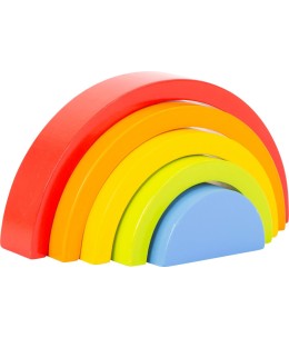 Ξύλινο Ουράνιο Τόξο Στοίβαξης Small Foot Rainbow - δεξιά όψη