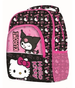 Σχολική Τσάντα Πλάτης Δημοτικού Hello Kitty & Kuromi 42 εκ.