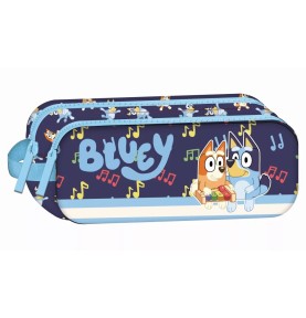 Σχολική Κασετίνα Ορθογώνια Bluey Dreams με 2 Θήκες 23 εκ.