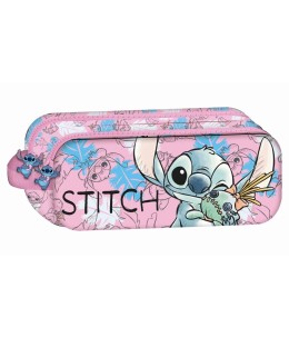 Σχολική Κασετίνα Ορθογώνια Disney Lilo & Stitch Doll με 2 Θήκες 23 εκ. - μπροστά όψη