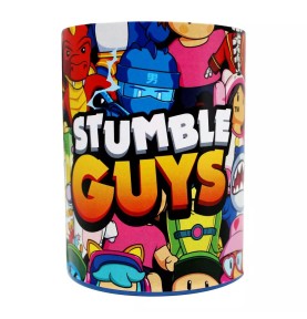 Σχολικό Σετ Δώρου Μεταλλική Μολυβοθήκη GIM Stumble Guys Race 7 Τεμάχια - μολυβοθήκη