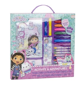 Σετ Ζωγραφικής σε Βαλιτσάκι Cerdá Gabby's Dollhouse "Cat Adventures" 26 Τεμάχια