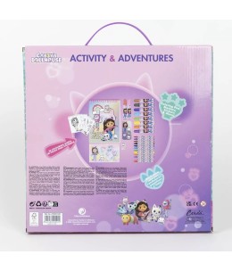 Σετ Ζωγραφικής σε Βαλιτσάκι Cerdá Gabby's Dollhouse "Cat Adventures" 26 Τεμάχια - πίσω μέρος