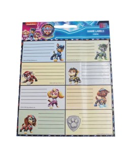 Paw Patrol Power Up Αυτοκόλλητες Ετικέτες Τετραδίων 16 Τεμάχια