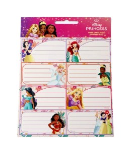 Disney Princess Spring Αυτοκόλλητες Ετικέτες Τετραδίων 16 Τεμάχια
