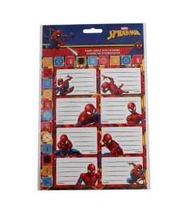 Marvel Spiderman Wall Αυτοκόλλητες Ετικέτες Τετραδίων 16 Τεμάχια