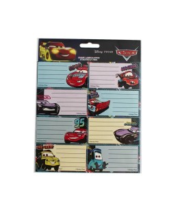 Disney Cars Lightning Αυτοκόλλητες Ετικέτες Τετραδίων 16 Τεμάχια