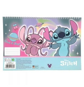 Σπιράλ Μπλοκ Ζωγραφικής Disney Lilo & Stitch Universe A4 30 Φύλλα