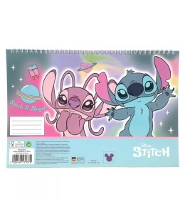 Σπιράλ Μπλοκ Ζωγραφικής Disney Lilo & Stitch Universe A4 30 Φύλλα