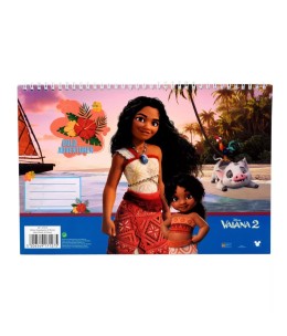 Σπιράλ Μπλοκ Ζωγραφικής Disney Vaiana Big Sis A4 30 Φύλλα