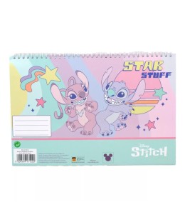 Σπιράλ Μπλοκ Ζωγραφικής Disney Lilo & Stitch Star Stuff A4 30 Φύλλα