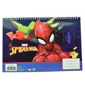 Σπιράλ Μπλοκ Ζωγραφικής Spiderman A4 30 Φύλλα