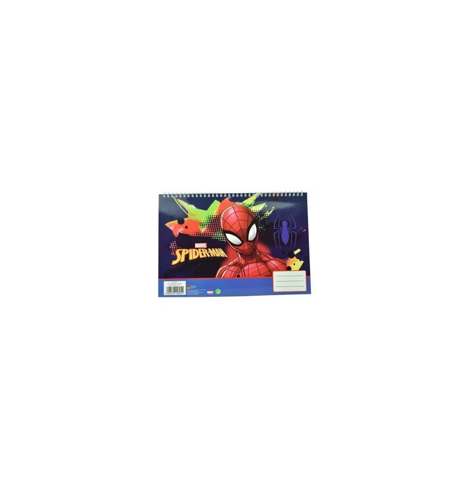Σπιράλ Μπλοκ Ζωγραφικής Spiderman A4 30 Φύλλα (GIM33706413)