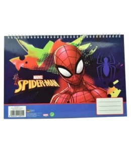 Σπιράλ Μπλοκ Ζωγραφικής Spiderman A4 30 Φύλλα