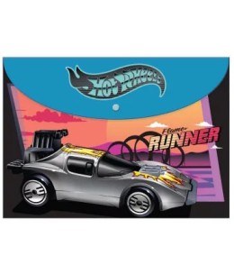 Φάκελος Κουμπί Α4 Hot Wheels Flame Runner