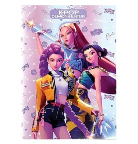 Τετράδιο K-Pop Demon Hunters A4 50 Φύλλα  - μπροστά όψη