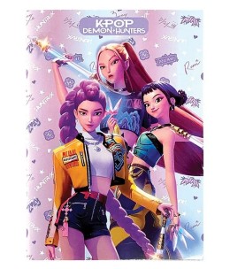 Τετράδιο K-Pop Demon Hunters A4 50 Φύλλα  - μπροστά όψη
