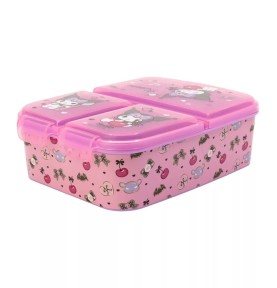 Δοχείο Φαγητού Hello Kitty & Kuromi 18x14x6 εκ. - πλαϊνή όψη