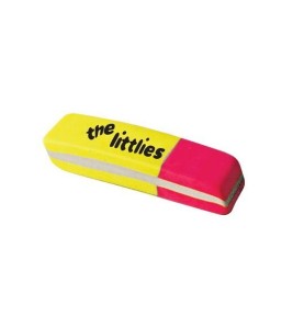 Γόμα Δίχρωμη Neon The Littlies - χρωματικός συνδυασμός 2