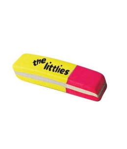 Γόμα Δίχρωμη Neon The Littlies - χρωματικός συνδυασμός 2