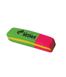 Γόμα Δίχρωμη Neon The Littlies - χρωματικός συνδυασμός 3