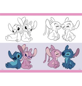 Τετράδιο Καρφίτσα 17x25 εκ. Lilo & Stitch 40 Φύλλα - ζωγραφιές 2