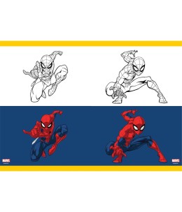 Τετράδιο Καρφίτσα 17x25 εκ. Spiderman 40 Φύλλα - ζωγραφιές 1