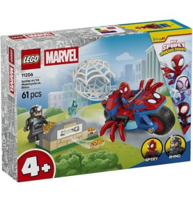LEGO® Marvel Spidey on His Motorcycle vs. Rhino - κουτί