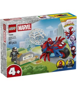 LEGO® Marvel Spidey on His Motorcycle vs. Rhino - κουτί