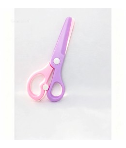 JUSTnote Ψαλίδι Σχολικό Πλαστικό 14cm - ροζ/μωβ κλειστό ψαλίδι