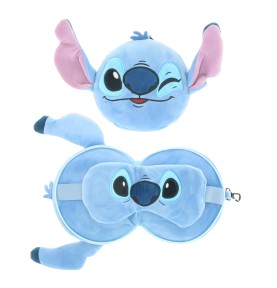 Lilo & Stitch 2-in-1 ταξιδιωτικό μαξιλάρι και μάσκα ύπνου