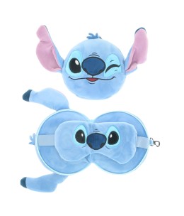 Lilo & Stitch 2-in-1 ταξιδιωτικό μαξιλάρι και μάσκα ύπνου