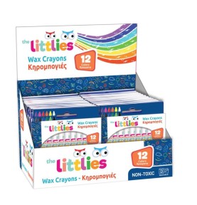 Κηρομπογιές 12 Τεμ. The Littlies - σταντ