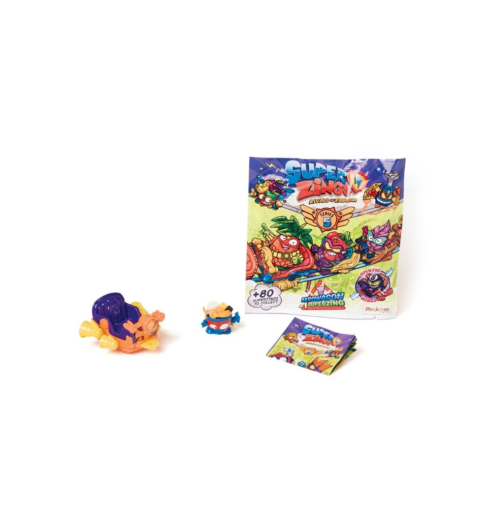 Superzings Μικροπλάσματα Σειρά 5 Φιγούρα Με Aerowagon Για 3 Χρονών